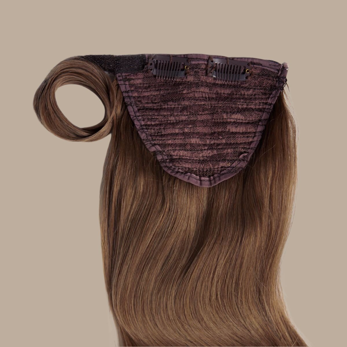 LIGHT BROWN Ponytail Hair Extensions - Ocean Hair Extensions