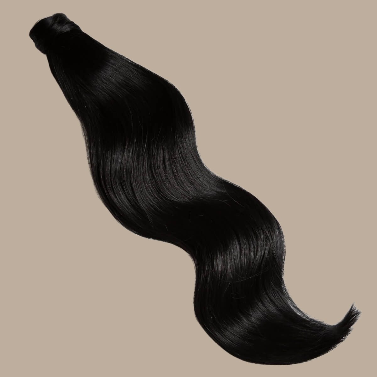 JET BLACK Ponytail Hair Extensions - Ocean Hair Extensions