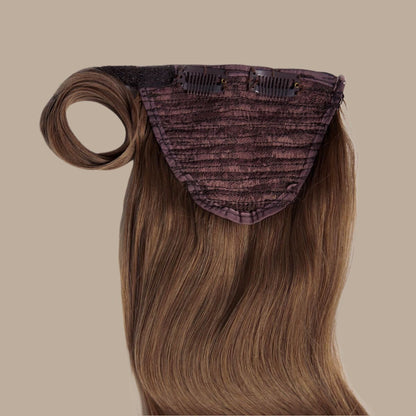 LIGHT BROWN Ponytail Hair Extensions - Ocean Hair Extensions